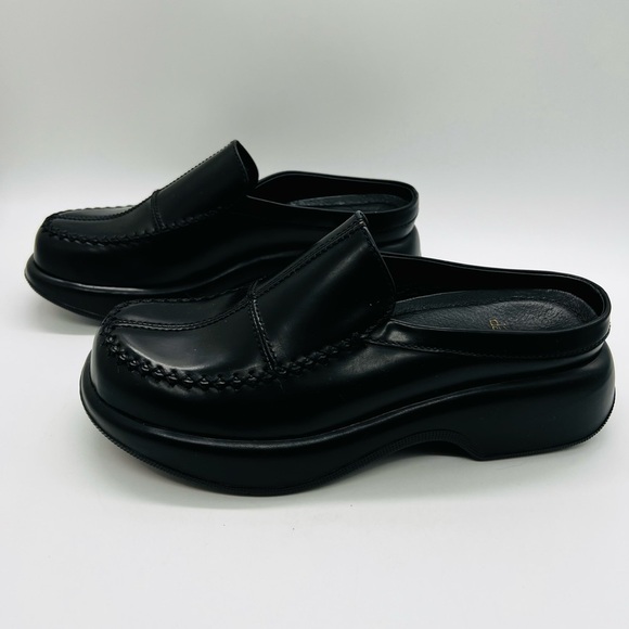Dansko Black Leather Mules Size 39 or U.S. 8.5-9 - Picture 3 of 9